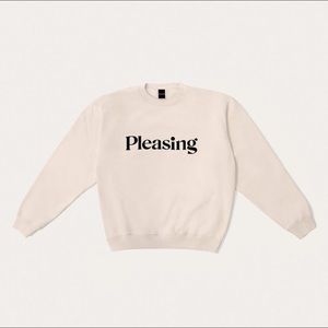COPY - Pleasing by Harry Styles Cream Crewneck. Never worn! Completely sold out…
